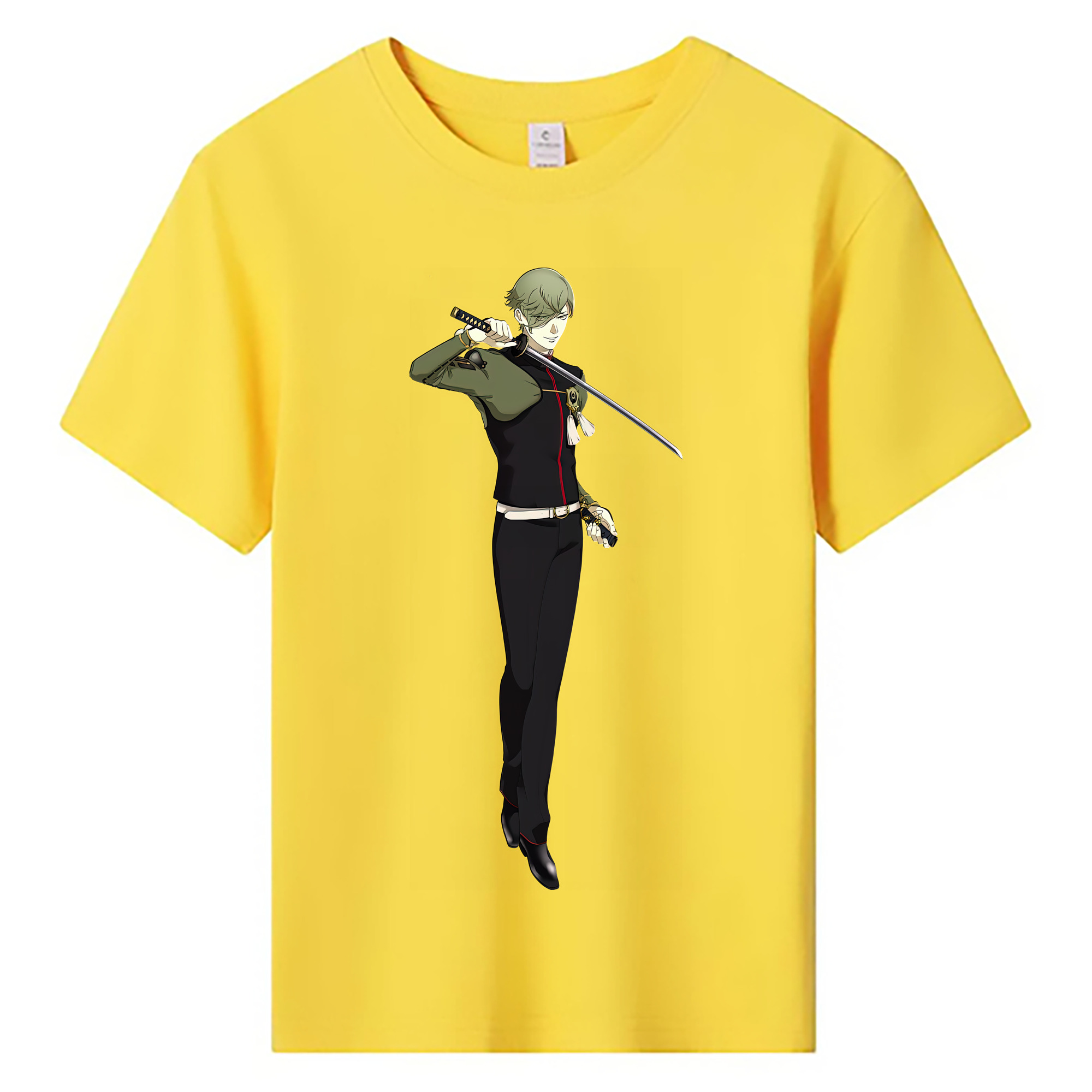 （画像用） 刀剣乱舞 Touken Ranbu 綿100％キッズTシャツ（フロントプリント）