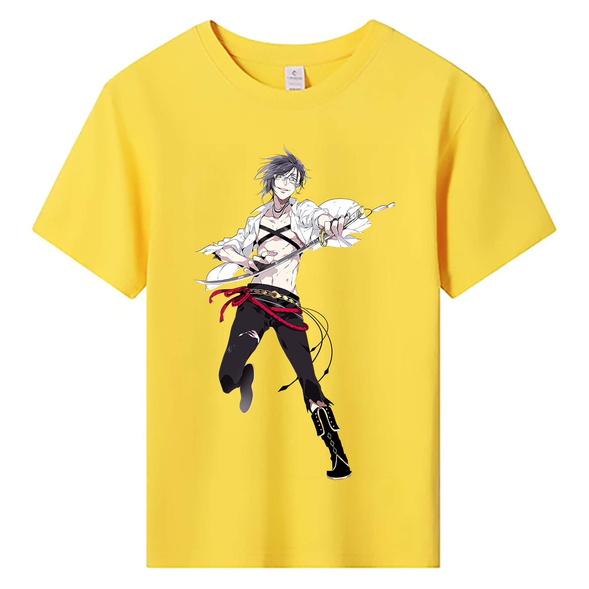 （画像用） 刀剣乱舞 Touken Ranbu 綿100％キッズTシャツ（フロントプリント）