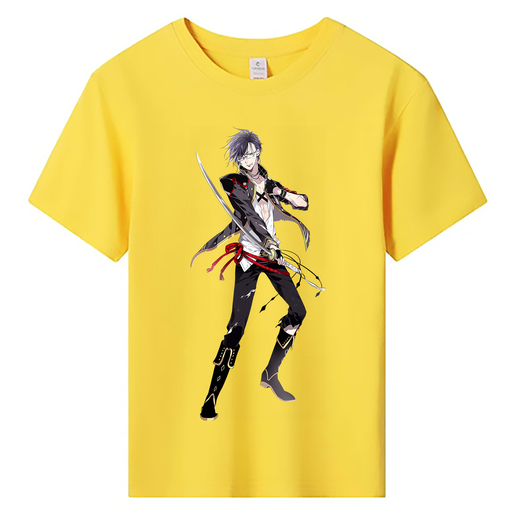 （画像用） 刀剣乱舞 Touken Ranbu 綿100％キッズTシャツ（フロントプリント）