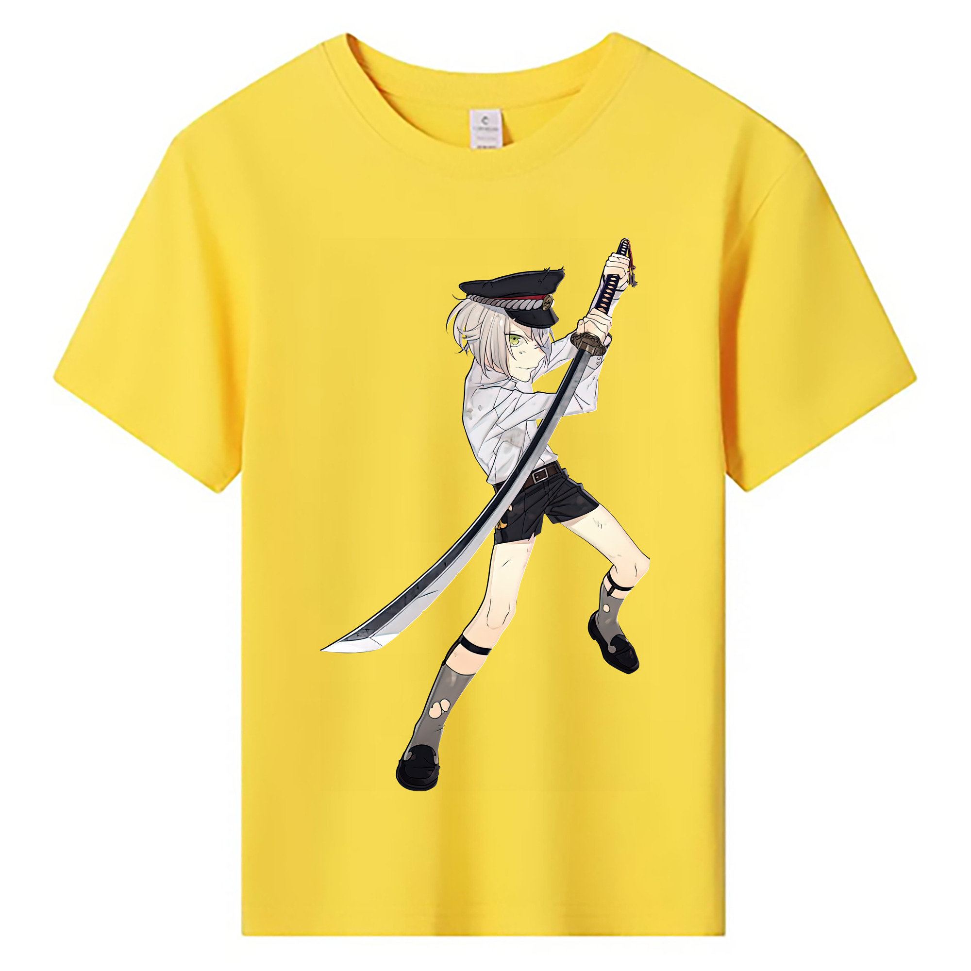 （画像用） 刀剣乱舞 Touken Ranbu 綿100％キッズTシャツ（フロントプリント）