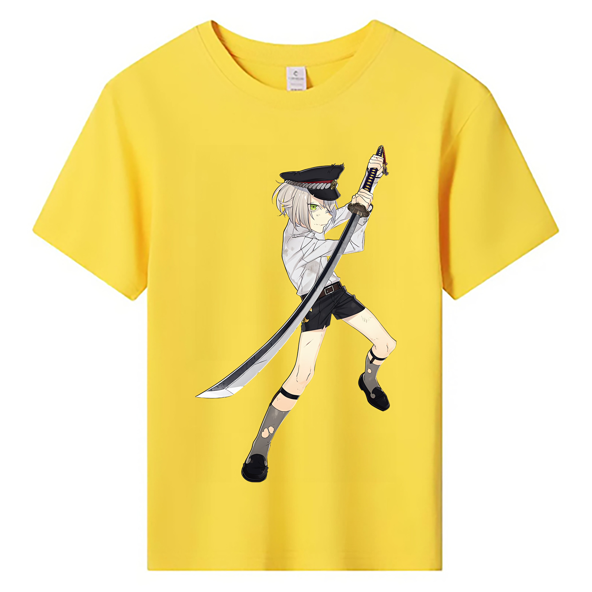 （画像用） 刀剣乱舞 Touken Ranbu 綿100％キッズTシャツ（フロントプリント）
