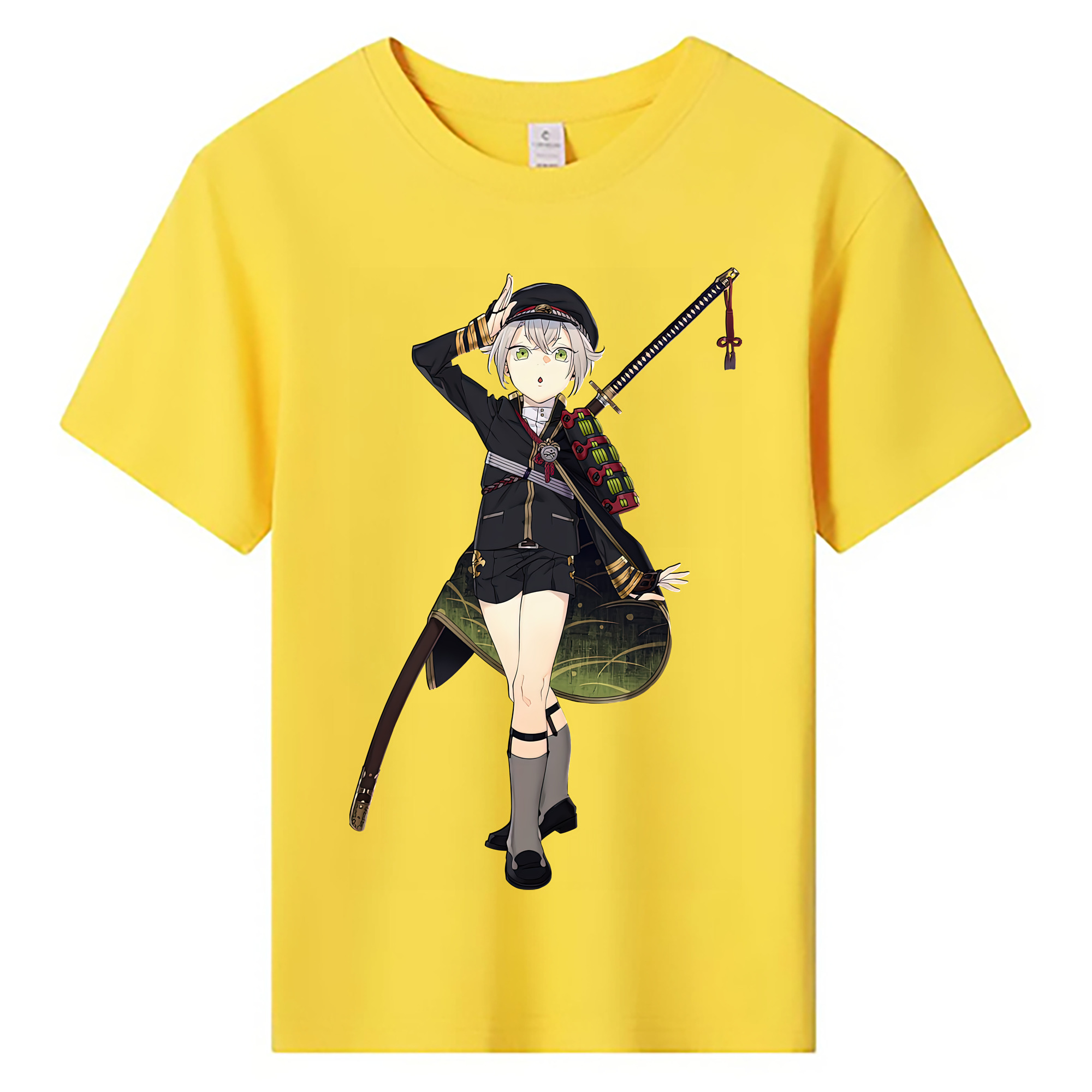 （画像用） 刀剣乱舞 Touken Ranbu 綿100％キッズTシャツ（フロントプリント）