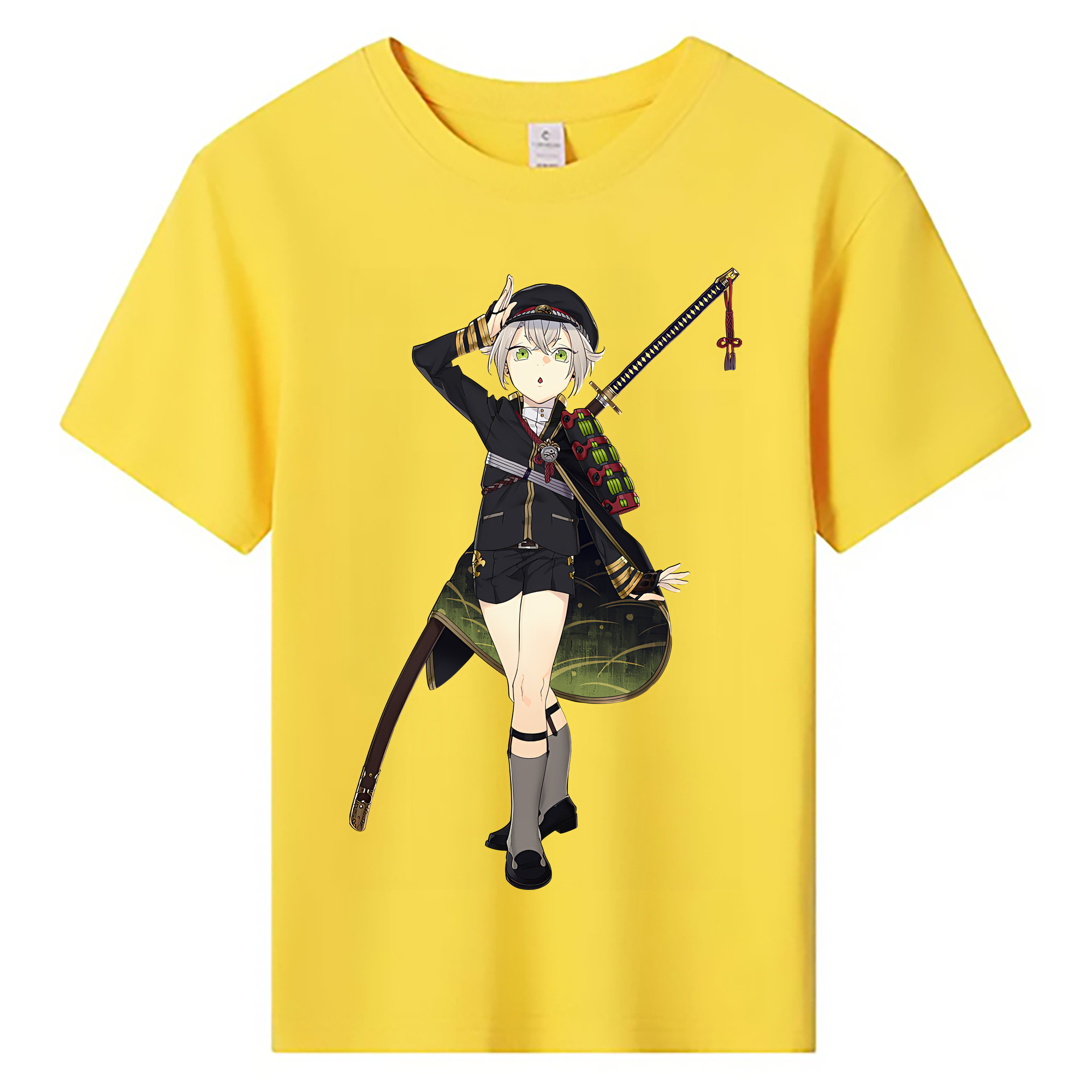（画像用） 刀剣乱舞 Touken Ranbu 綿100％キッズTシャツ（フロントプリント）