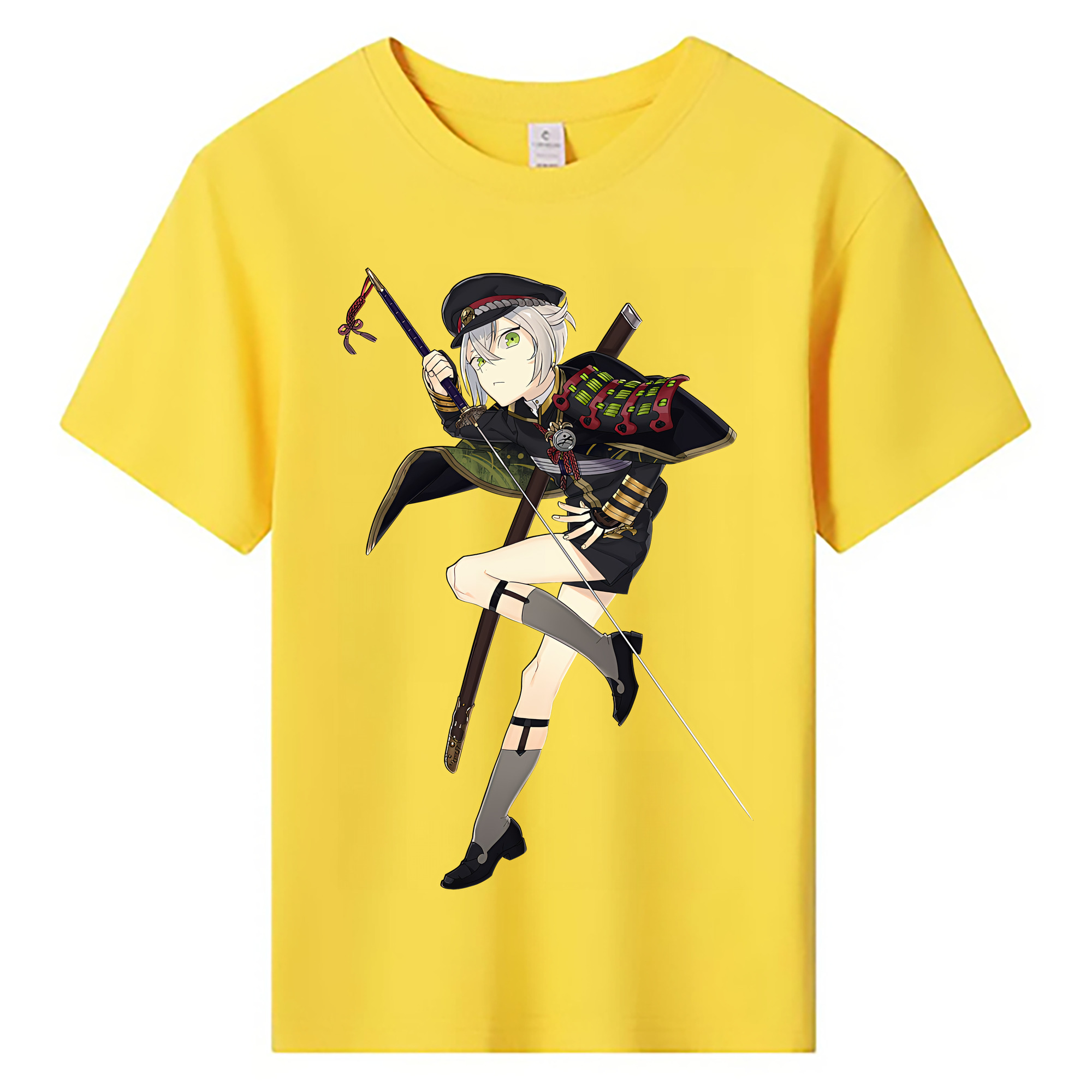 （画像用） 刀剣乱舞 Touken Ranbu 綿100％キッズTシャツ（フロントプリント）