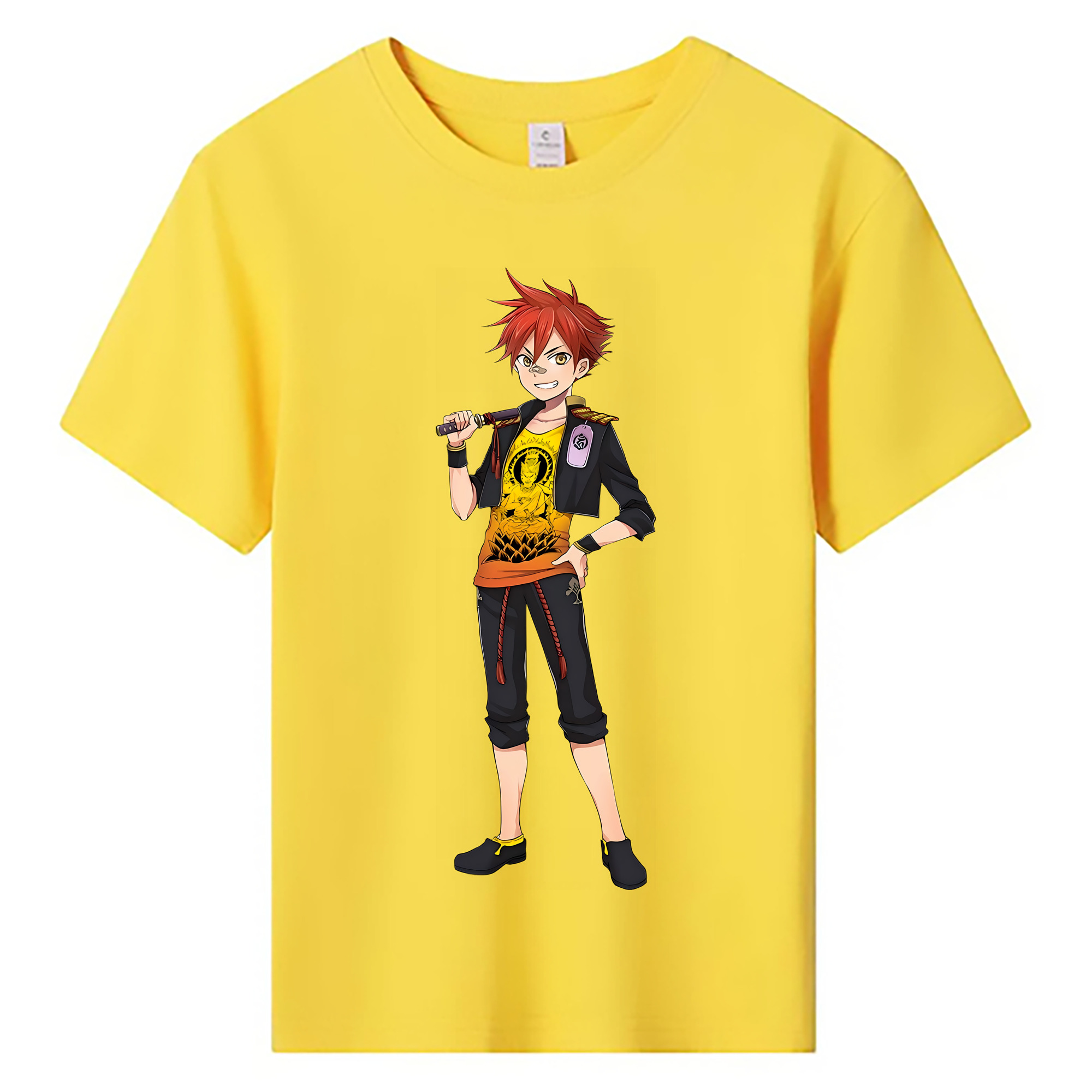 （画像用） 刀剣乱舞 Touken Ranbu 綿100％キッズTシャツ（フロントプリント）