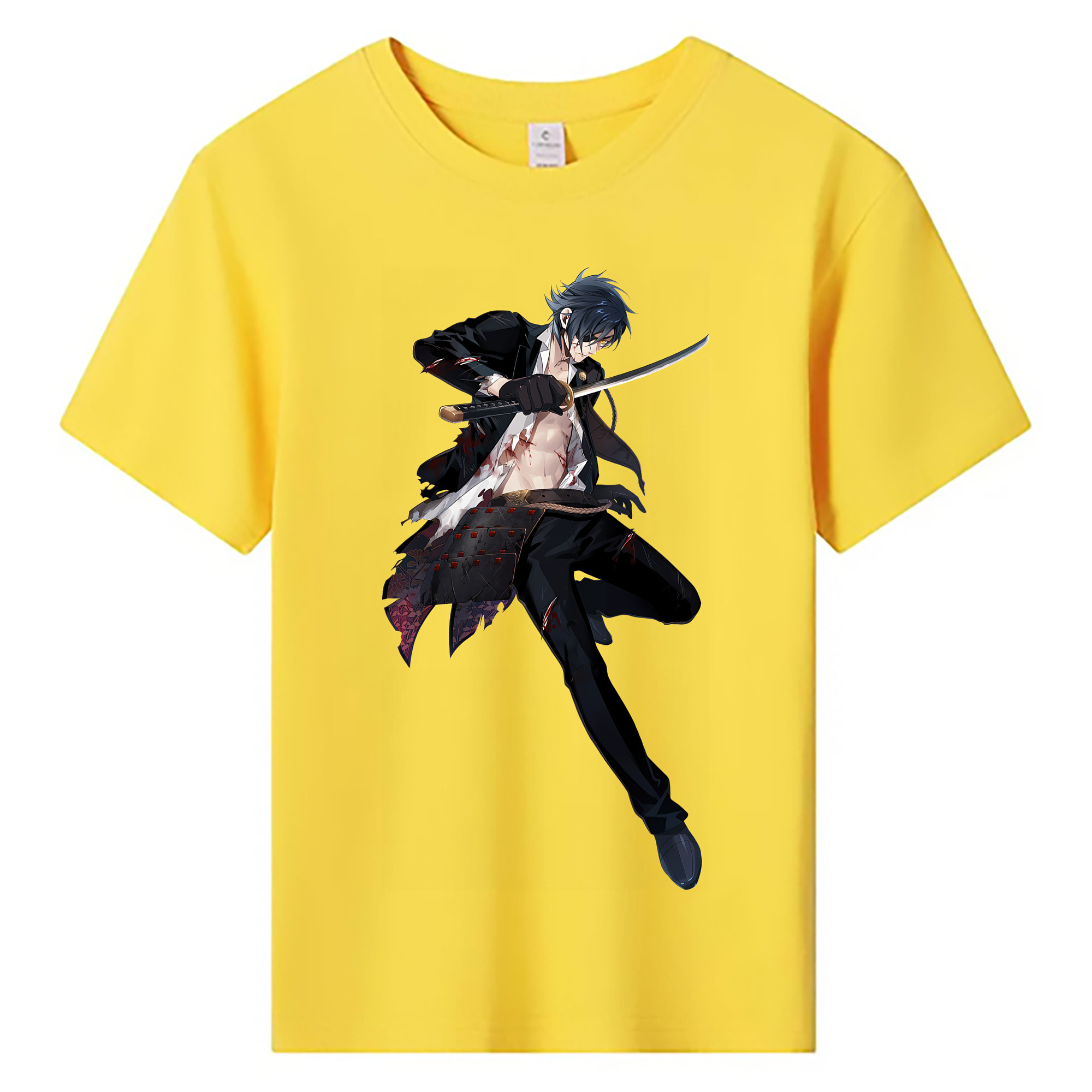 （画像用） 刀剣乱舞 Touken Ranbu 綿100％キッズTシャツ（フロントプリント）