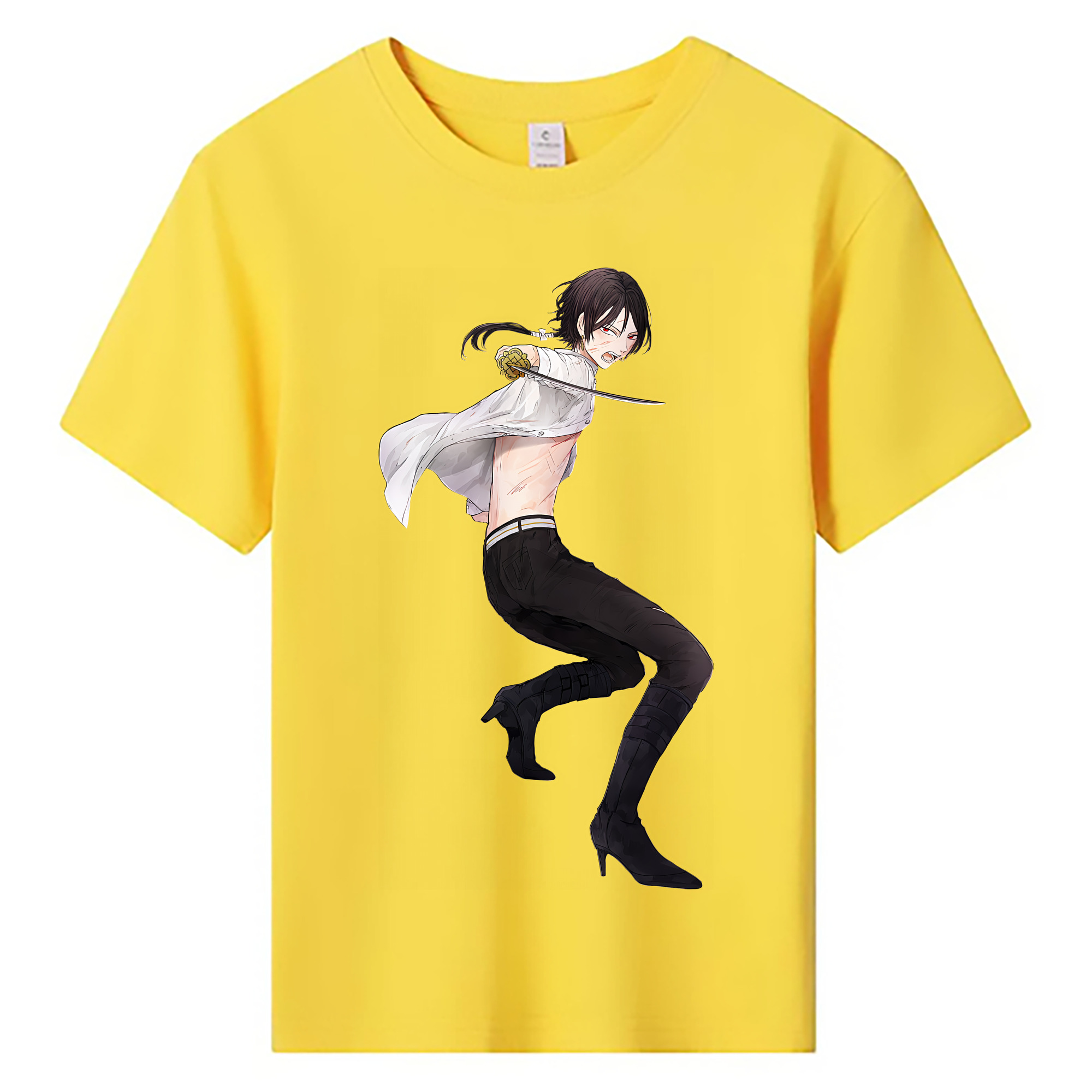 （画像用） 刀剣乱舞 Touken Ranbu 綿100％キッズTシャツ（フロントプリント）