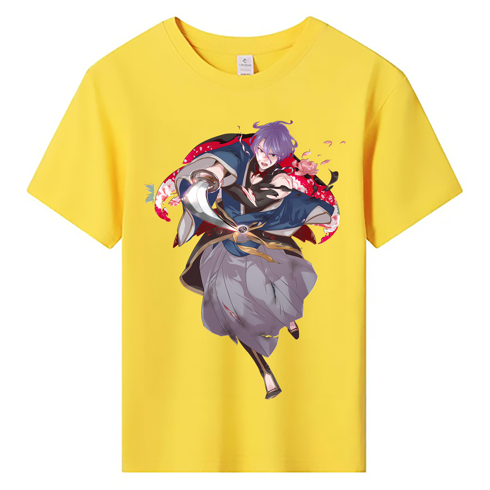 （画像用） 刀剣乱舞 Touken Ranbu 綿100％キッズTシャツ（フロントプリント）