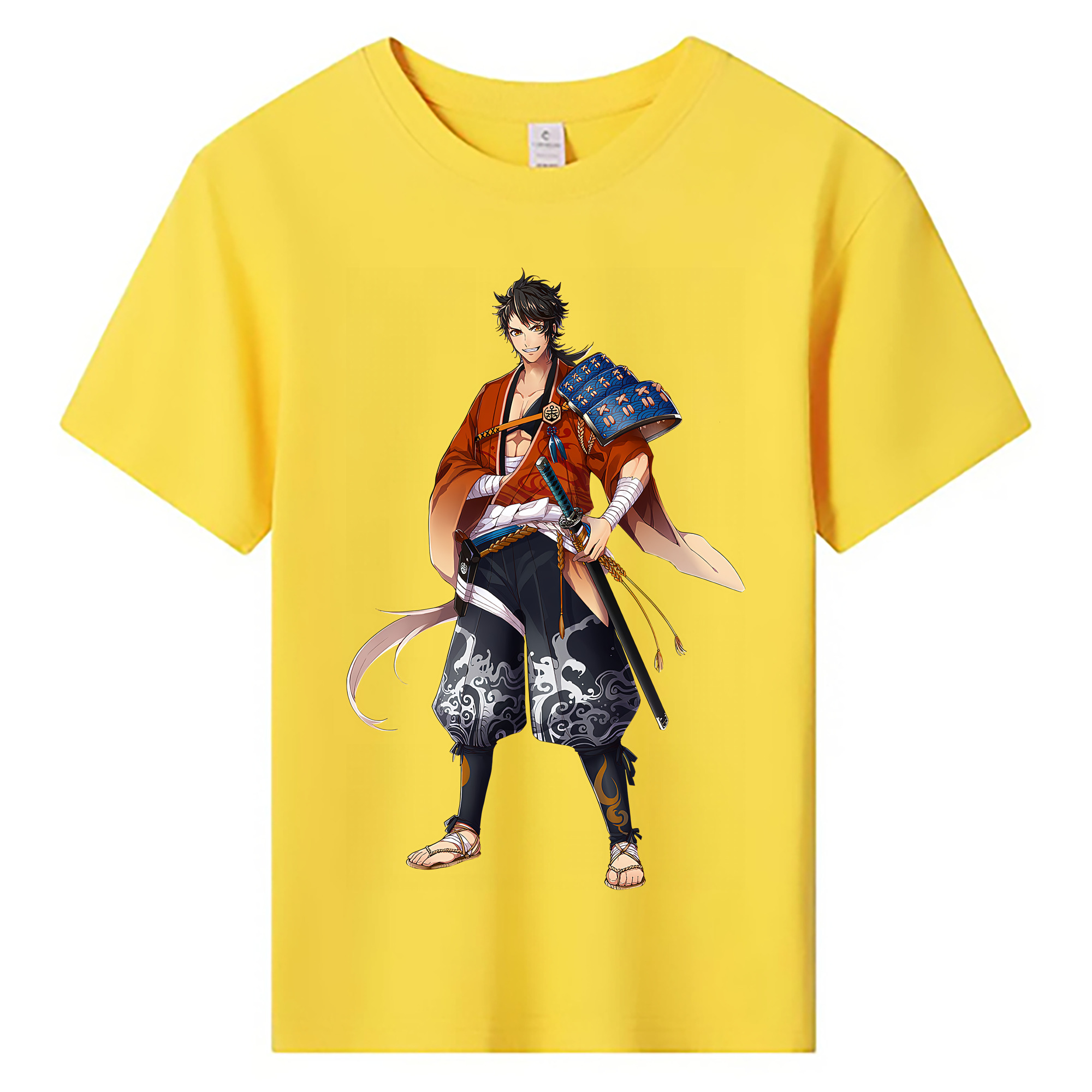 （画像用） 刀剣乱舞 Touken Ranbu 綿100％キッズTシャツ（フロントプリント）