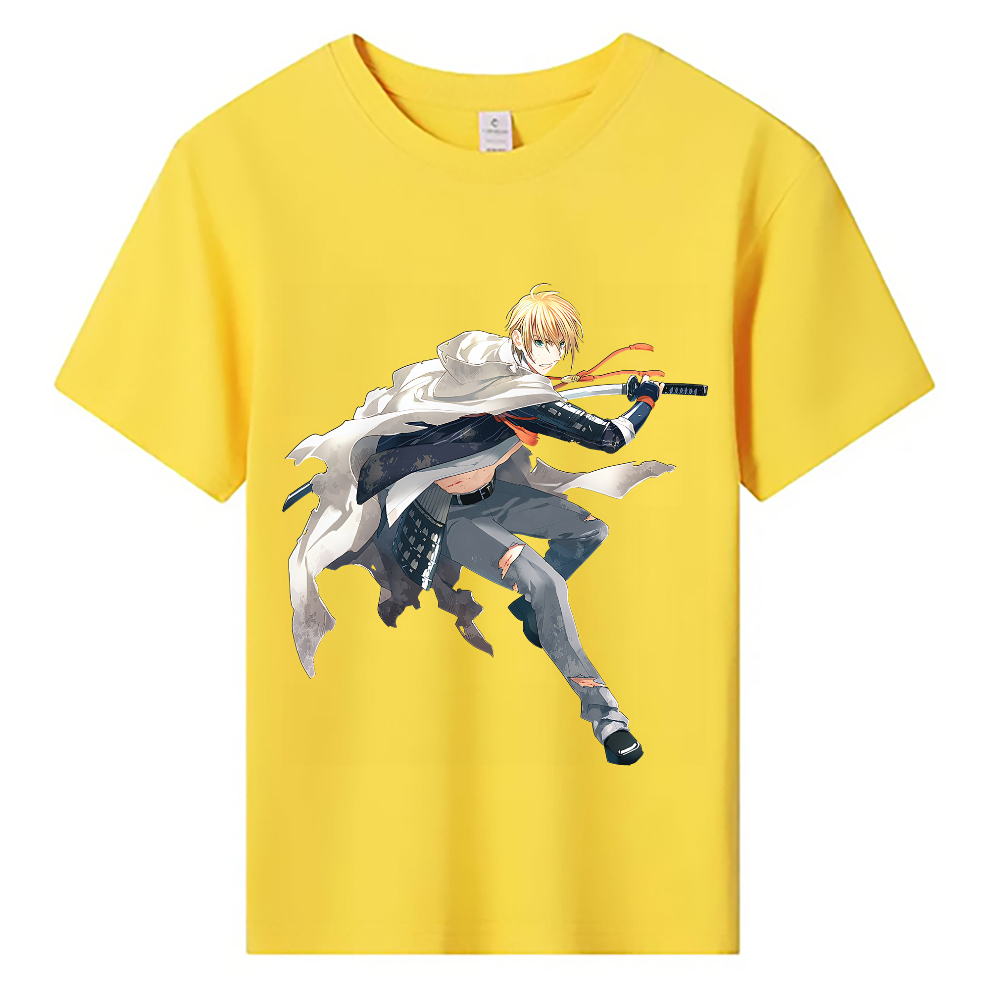 （画像用） 刀剣乱舞 Touken Ranbu 綿100％キッズTシャツ（フロントプリント）