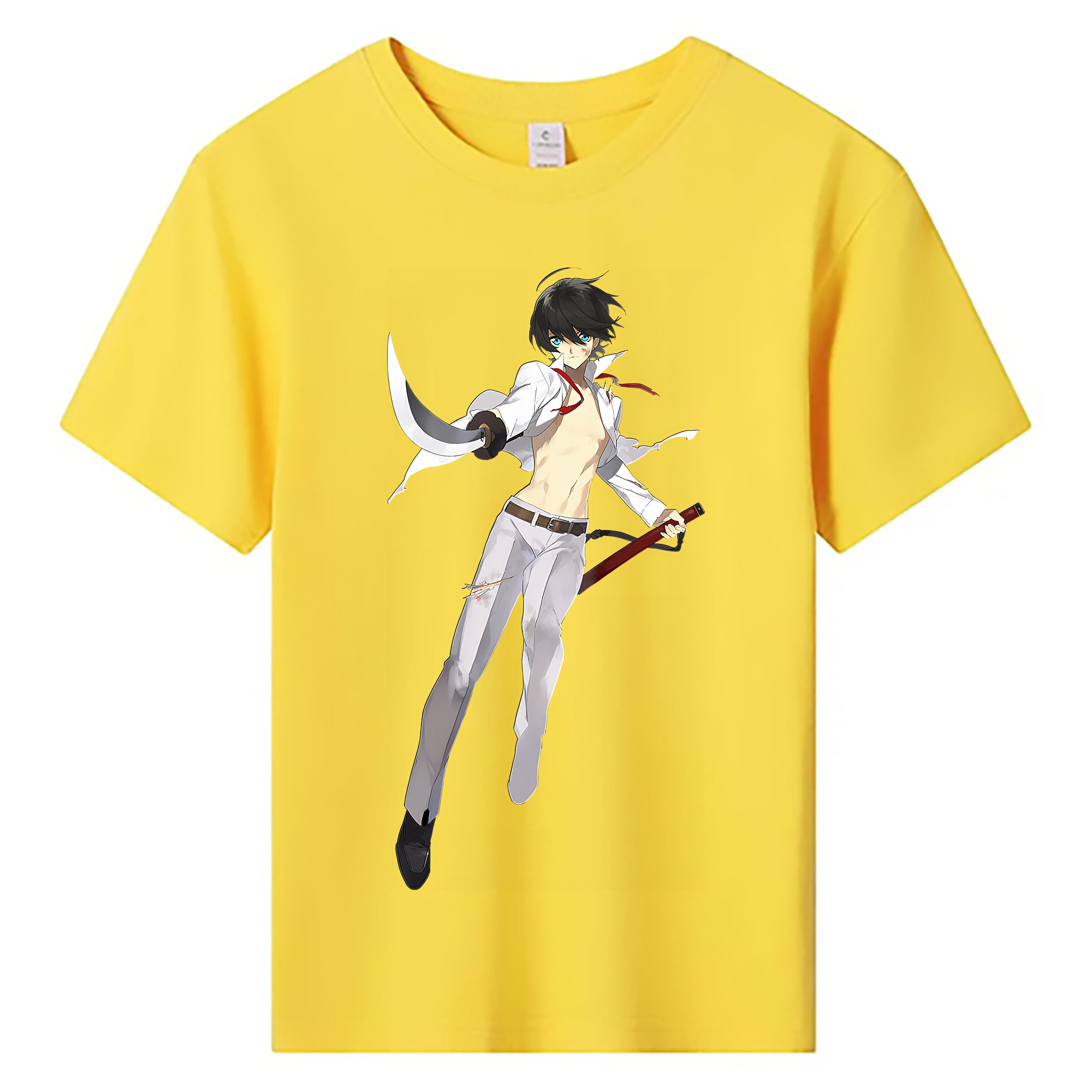（画像用） 刀剣乱舞 Touken Ranbu 綿100％キッズTシャツ（フロントプリント）