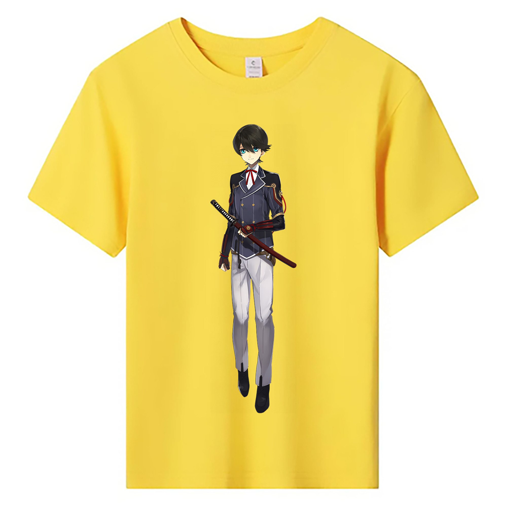 （画像用） 刀剣乱舞 Touken Ranbu 綿100％キッズTシャツ（フロントプリント）