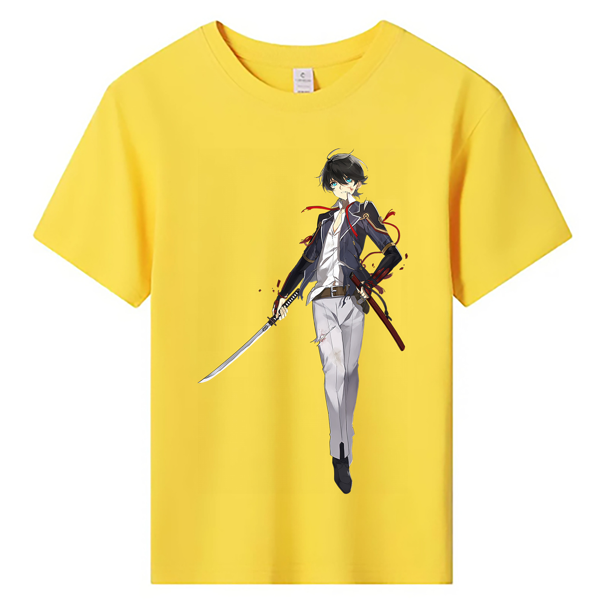 （画像用） 刀剣乱舞 Touken Ranbu 綿100％キッズTシャツ（フロントプリント）
