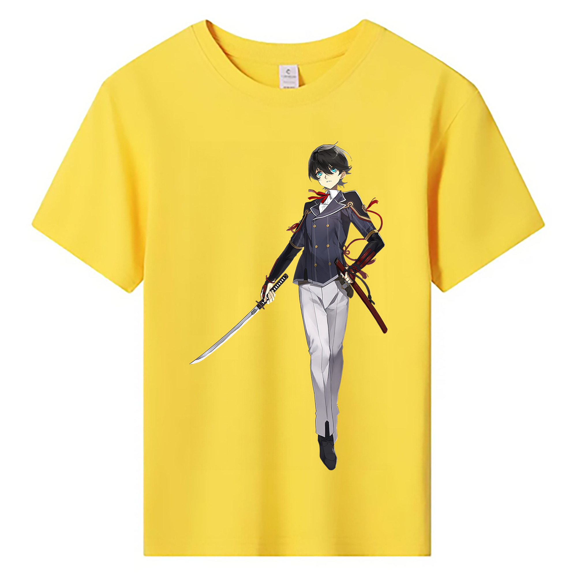（画像用） 刀剣乱舞 Touken Ranbu 綿100％キッズTシャツ（フロントプリント）