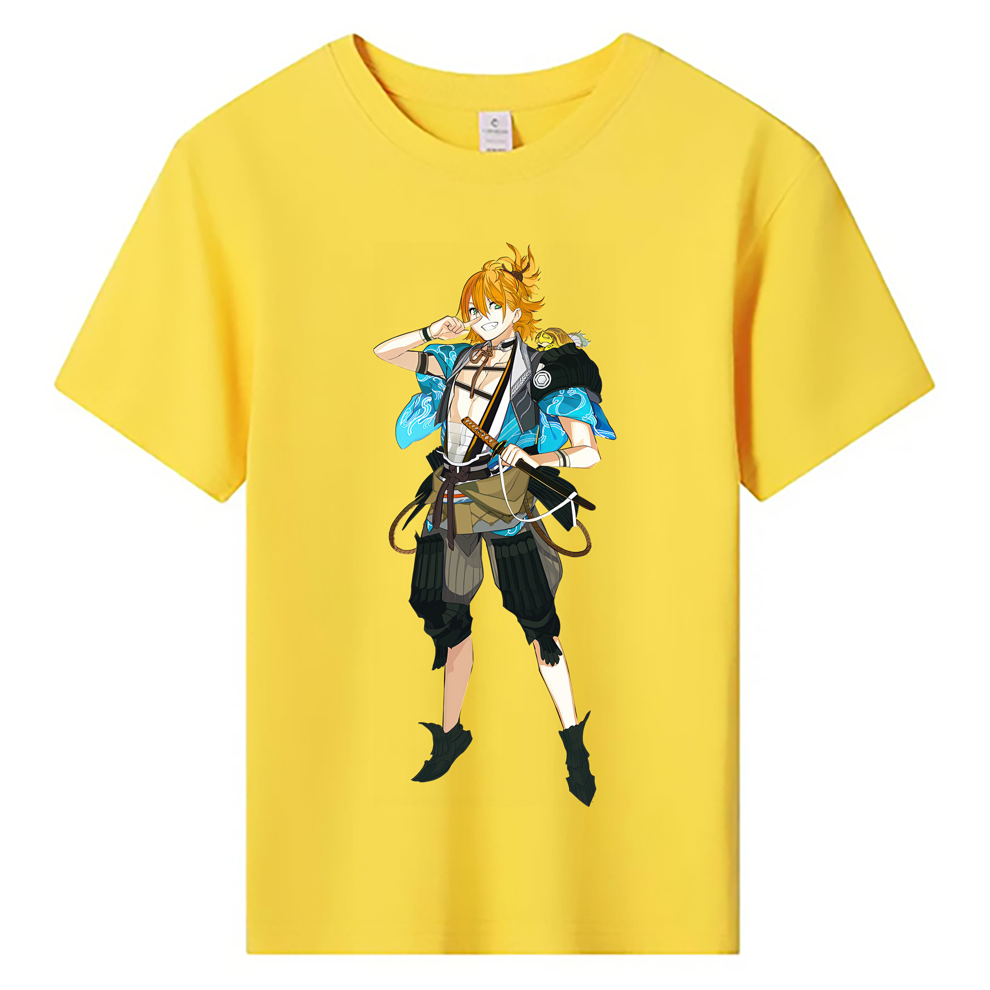 （画像用） 刀剣乱舞 Touken Ranbu 綿100％キッズTシャツ（フロントプリント）