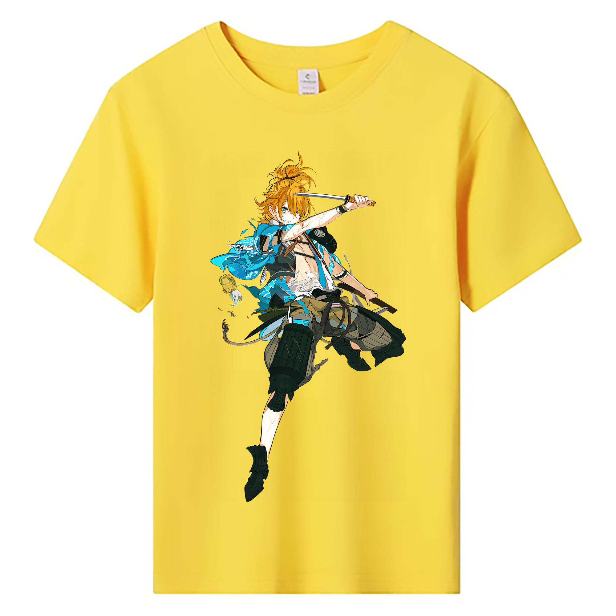 （画像用） 刀剣乱舞 Touken Ranbu 綿100％キッズTシャツ（フロントプリント）
