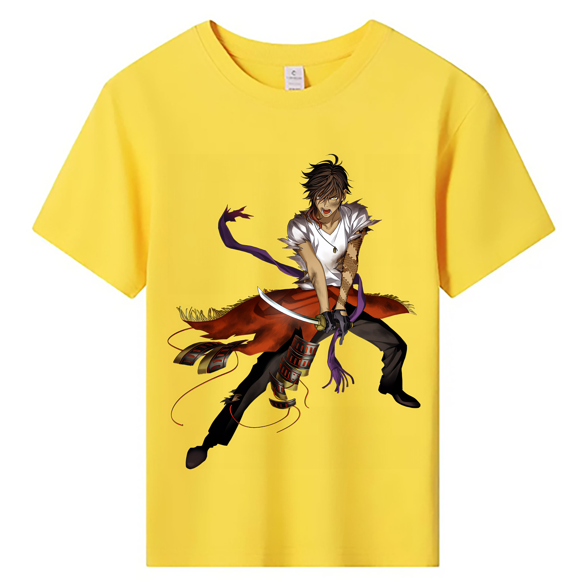 （画像用） 刀剣乱舞 Touken Ranbu 綿100％キッズTシャツ（フロントプリント）