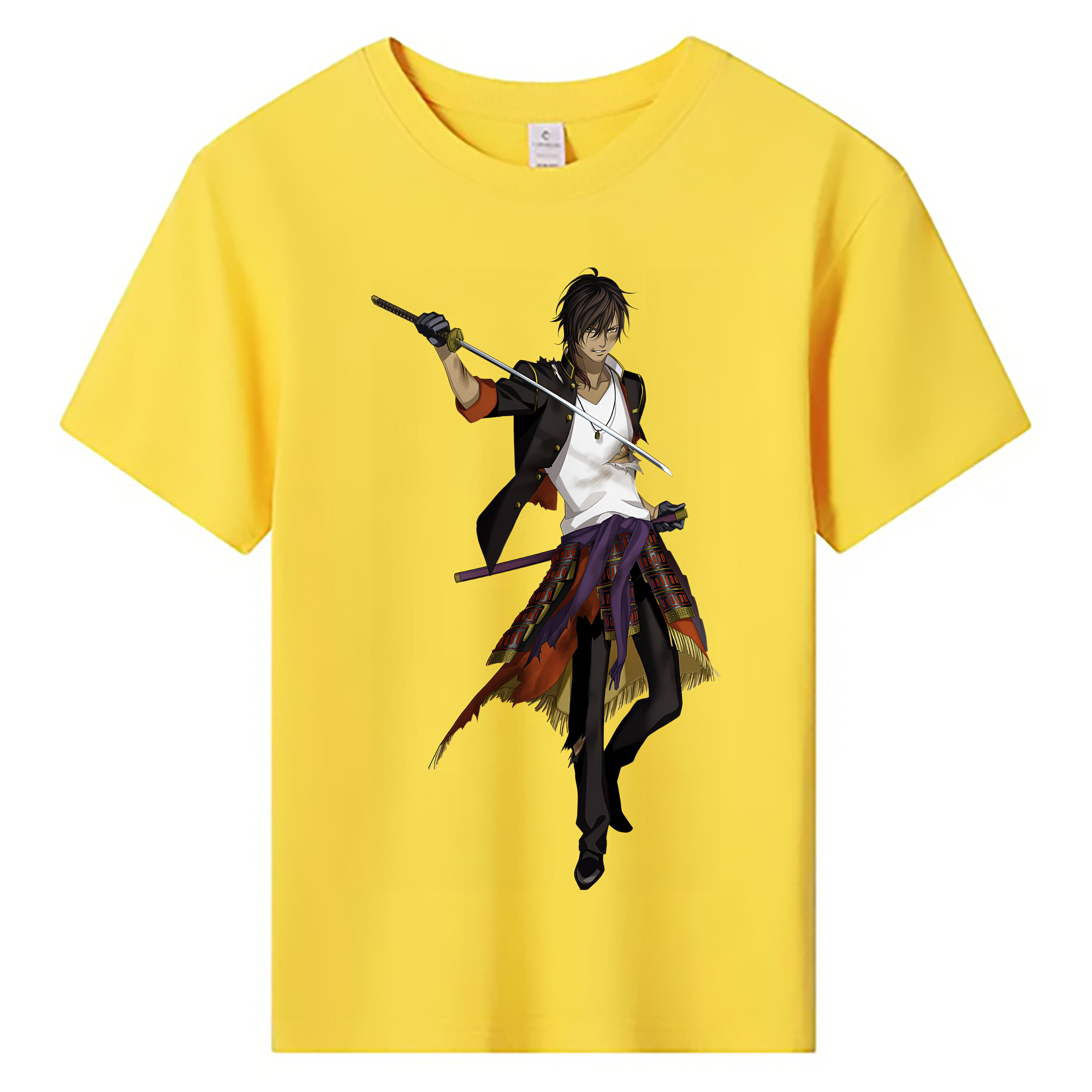 （画像用） 刀剣乱舞 Touken Ranbu 綿100％キッズTシャツ（フロントプリント）