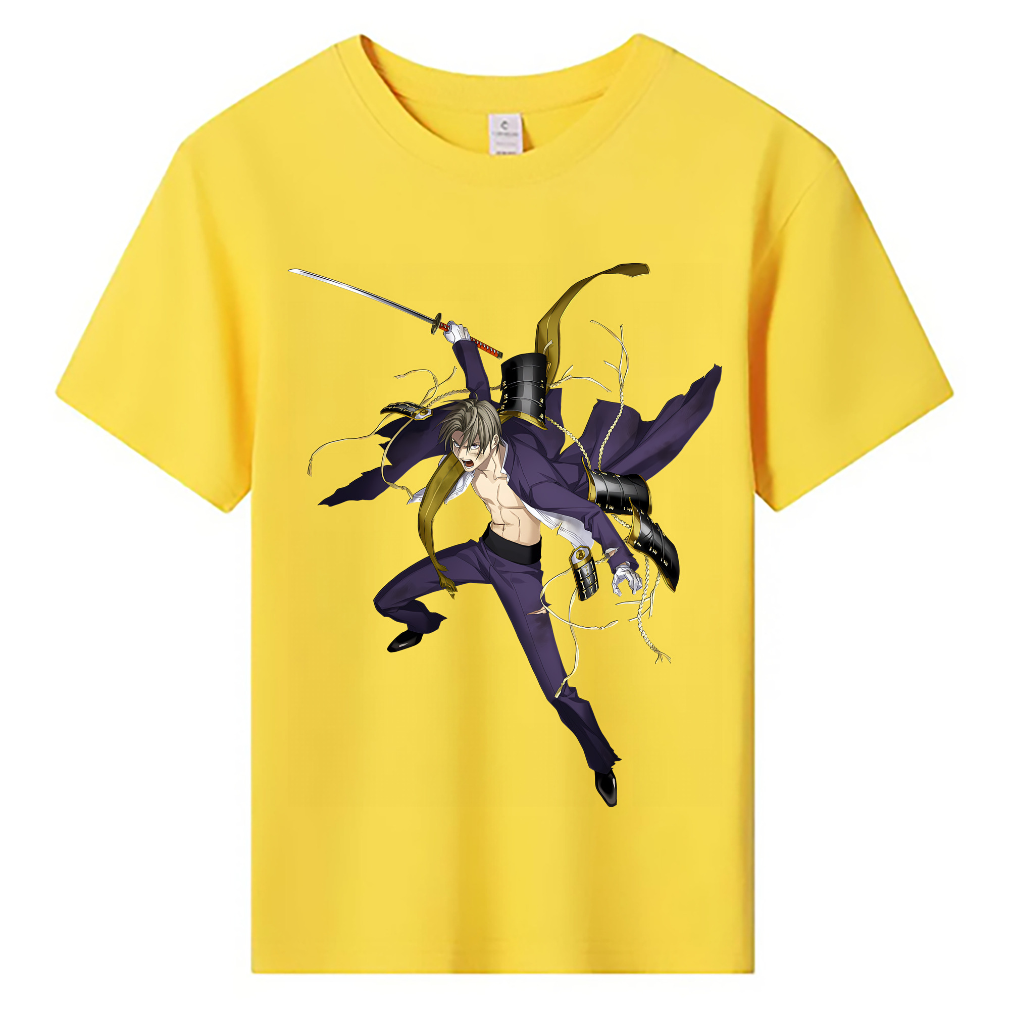 （画像用） 刀剣乱舞 Touken Ranbu 綿100％キッズTシャツ（フロントプリント）