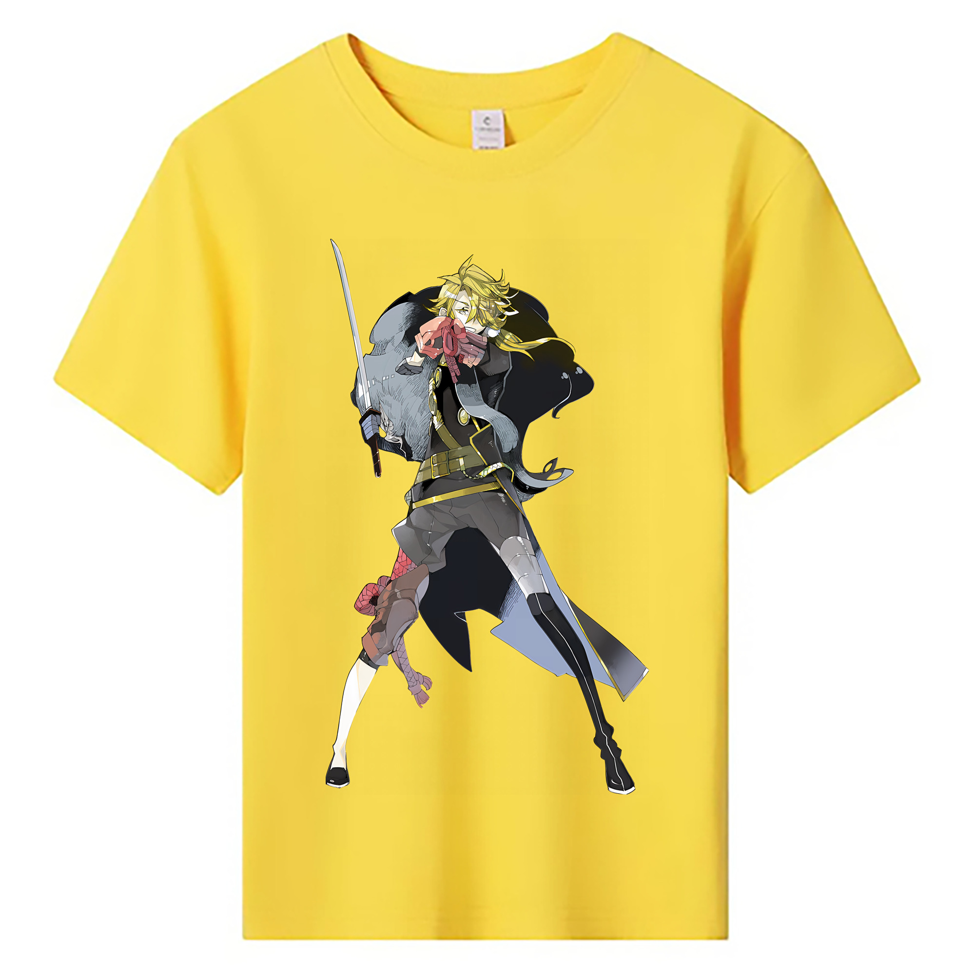 （画像用） 刀剣乱舞 Touken Ranbu 綿100％キッズTシャツ（フロントプリント）