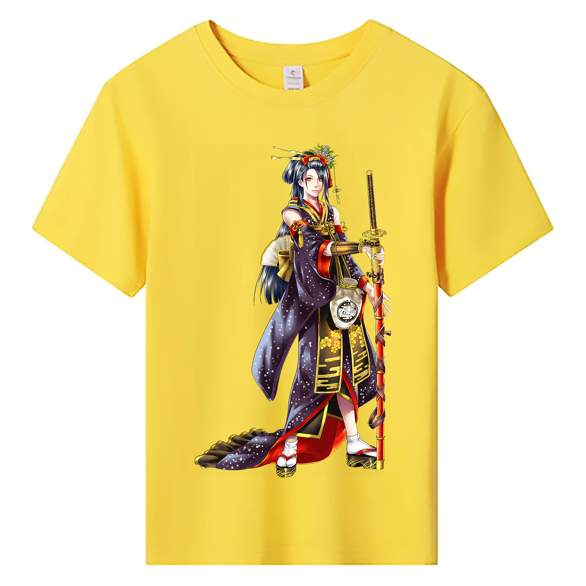 （画像用） 刀剣乱舞 Touken Ranbu 綿100％キッズTシャツ（フロントプリント）