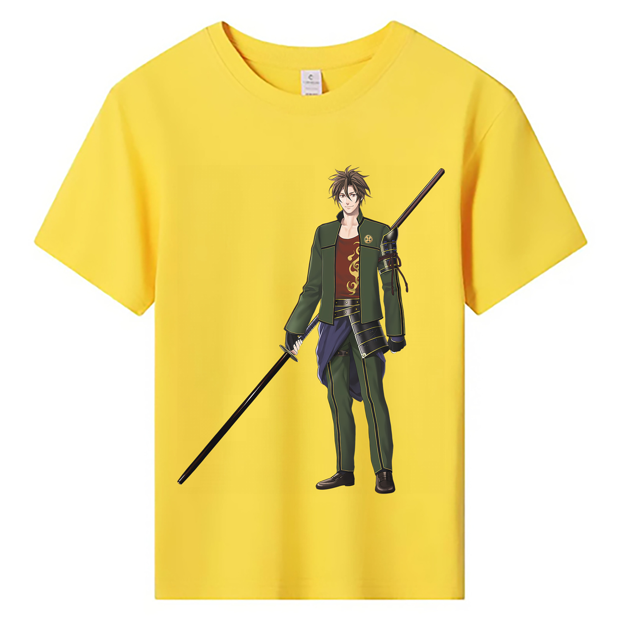 （画像用） 刀剣乱舞 Touken Ranbu 綿100％キッズTシャツ（フロントプリント）