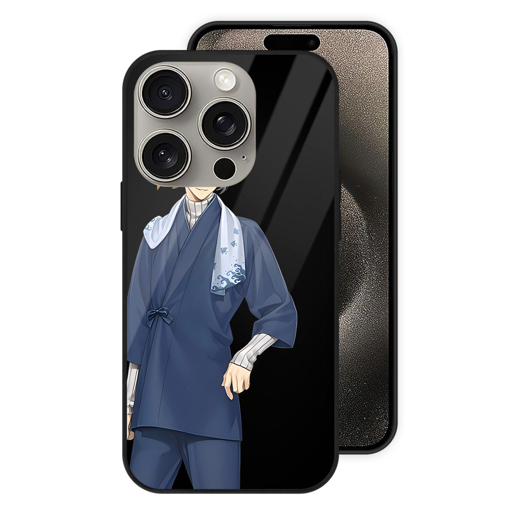 （画像用） 刀剣乱舞 Touken Ranbu 【iPhone15Pro対応】スマホケース 耐衝撃＆黄変防止 背面ガラス