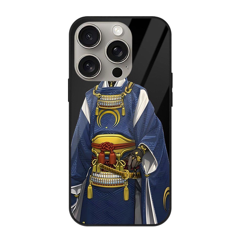 （画像用） 刀剣乱舞 Touken Ranbu 【iPhone15Pro対応】スマホケース 耐衝撃＆黄変防止 背面ガラス