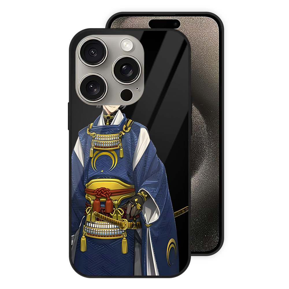 （画像用） 刀剣乱舞 Touken Ranbu 【iPhone15Pro対応】スマホケース 耐衝撃＆黄変防止 背面ガラス