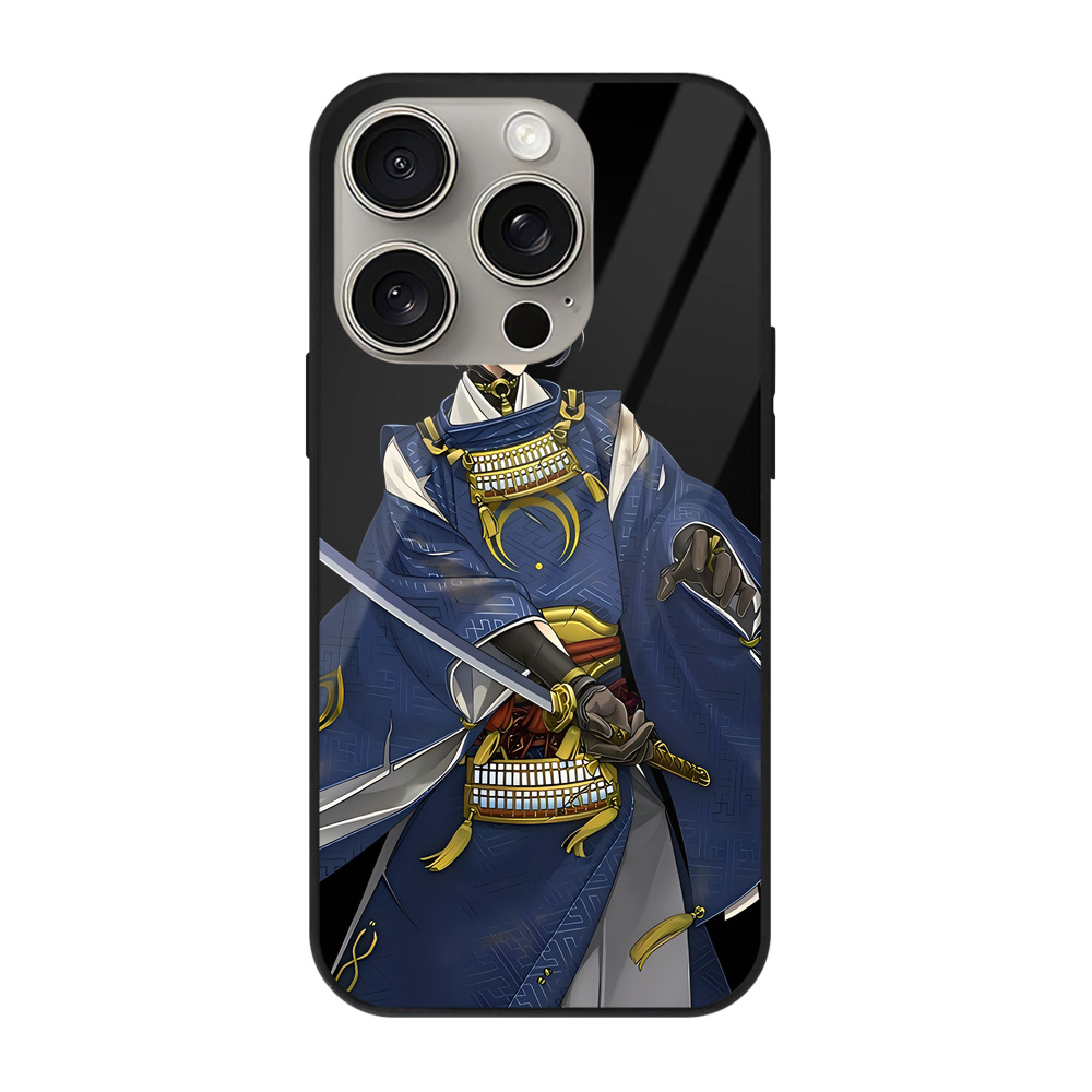 （画像用） 刀剣乱舞 Touken Ranbu 【iPhone15Pro対応】スマホケース 耐衝撃＆黄変防止 背面ガラス