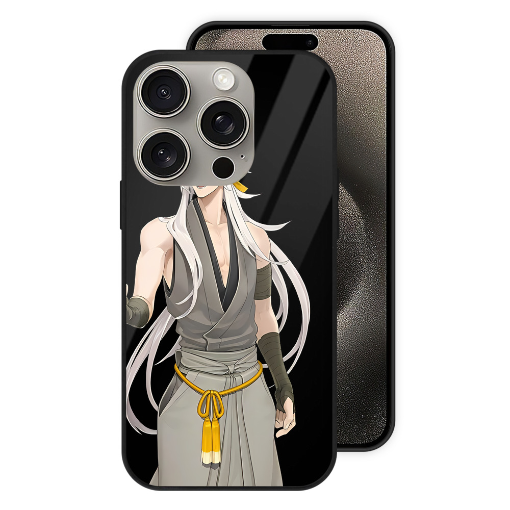 （画像用） 刀剣乱舞 Touken Ranbu 【iPhone15Pro対応】スマホケース 耐衝撃＆黄変防止 背面ガラス