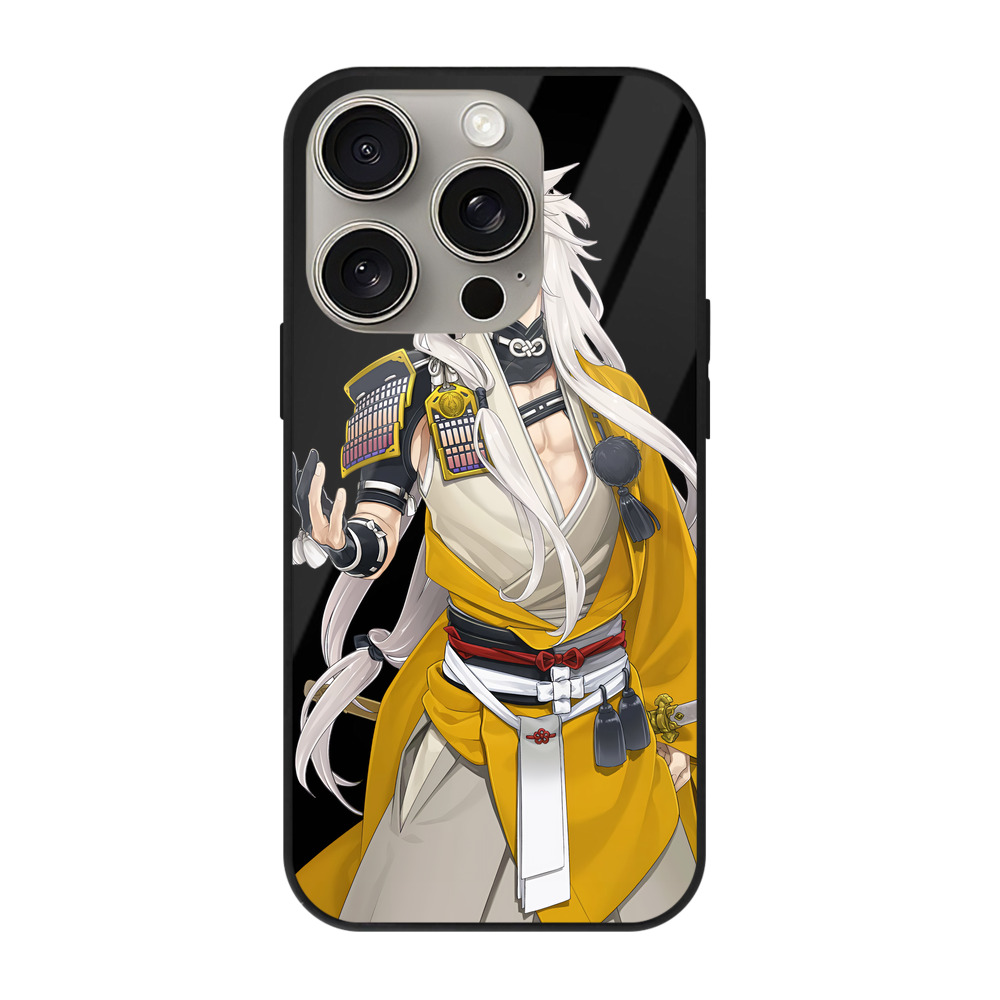 （画像用） 刀剣乱舞 Touken Ranbu 【iPhone15Pro対応】スマホケース 耐衝撃＆黄変防止 背面ガラス
