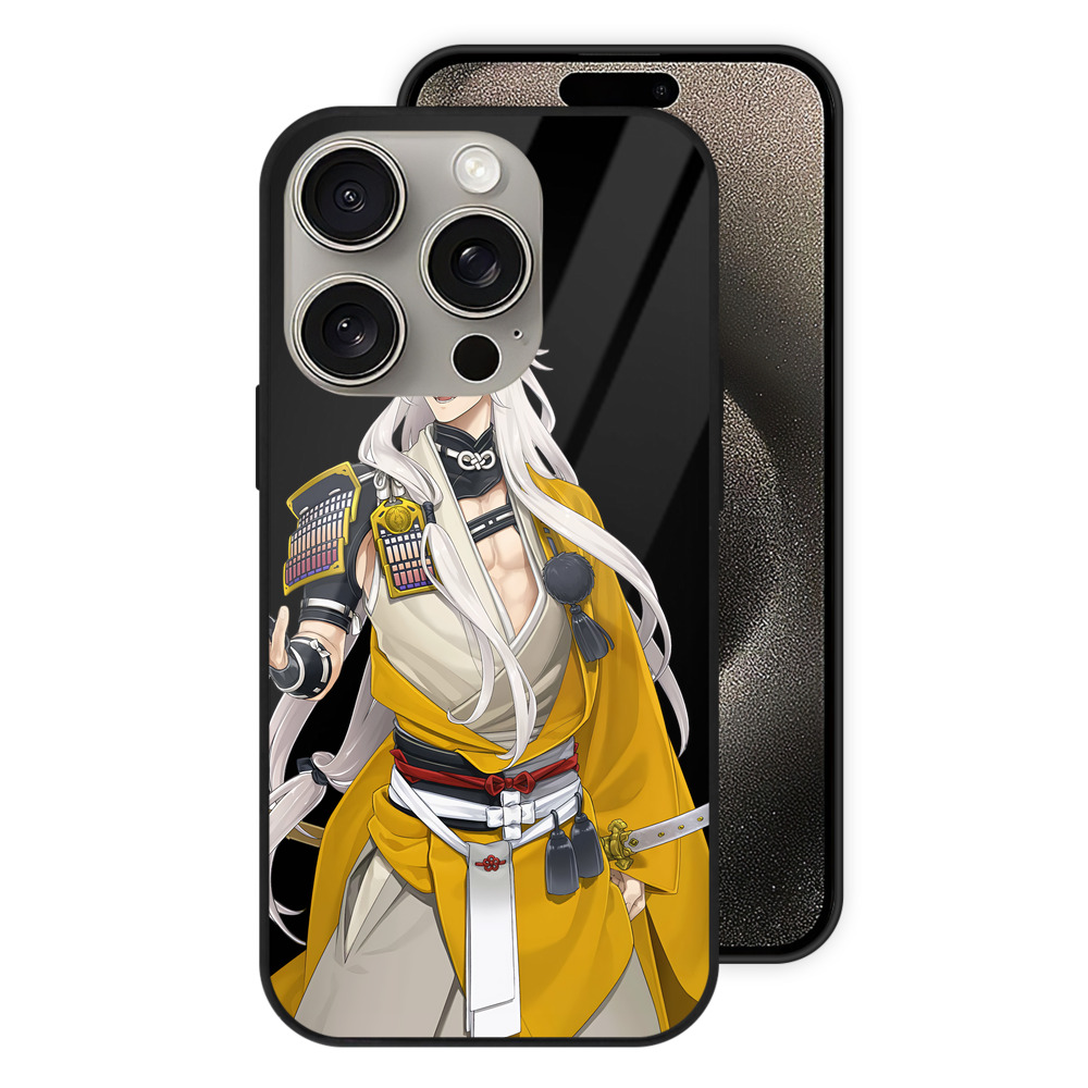 （画像用） 刀剣乱舞 Touken Ranbu 【iPhone15Pro対応】スマホケース 耐衝撃＆黄変防止 背面ガラス