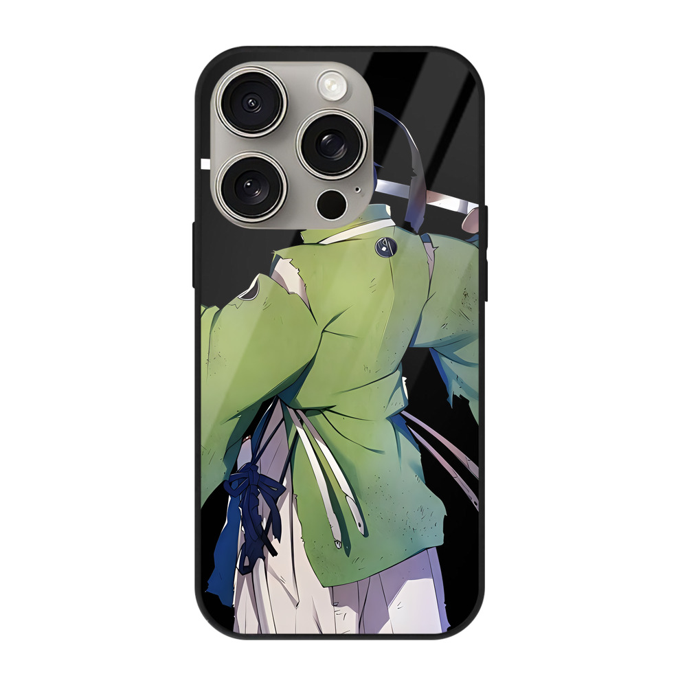 （画像用） 刀剣乱舞 Touken Ranbu 【iPhone15Pro対応】スマホケース 耐衝撃＆黄変防止 背面ガラス