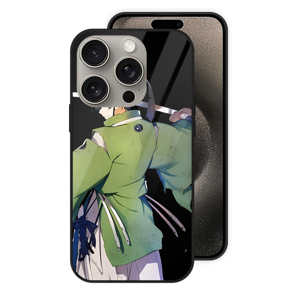 （画像用） 刀剣乱舞 Touken Ranbu 【iPhone15Pro対応】スマホケース 耐衝撃＆黄変防止 背面ガラス