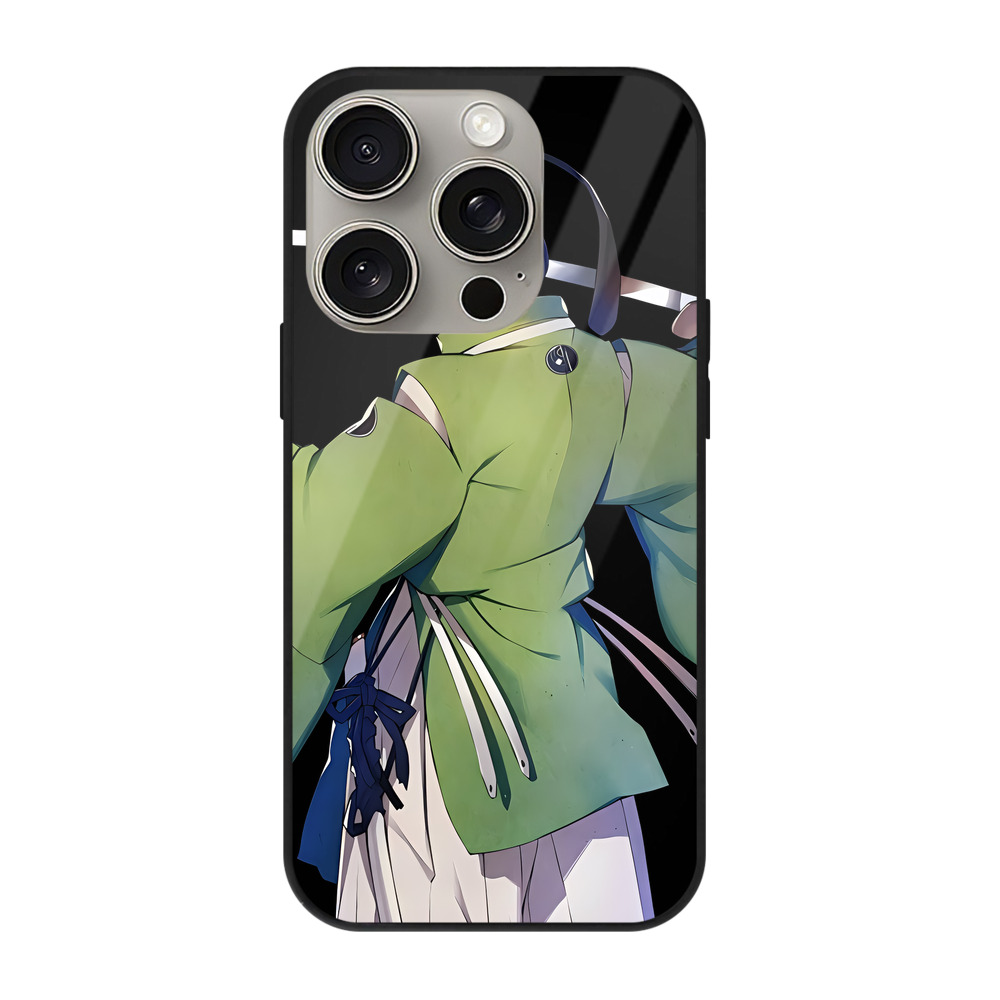 （画像用） 刀剣乱舞 Touken Ranbu 【iPhone15Pro対応】スマホケース 耐衝撃＆黄変防止 背面ガラス