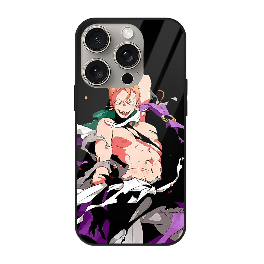 （画像用） 刀剣乱舞 Touken Ranbu 【iPhone15Pro対応】スマホケース 耐衝撃＆黄変防止 背面ガラス