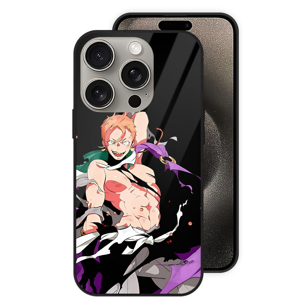 （画像用） 刀剣乱舞 Touken Ranbu 【iPhone15Pro対応】スマホケース 耐衝撃＆黄変防止 背面ガラス