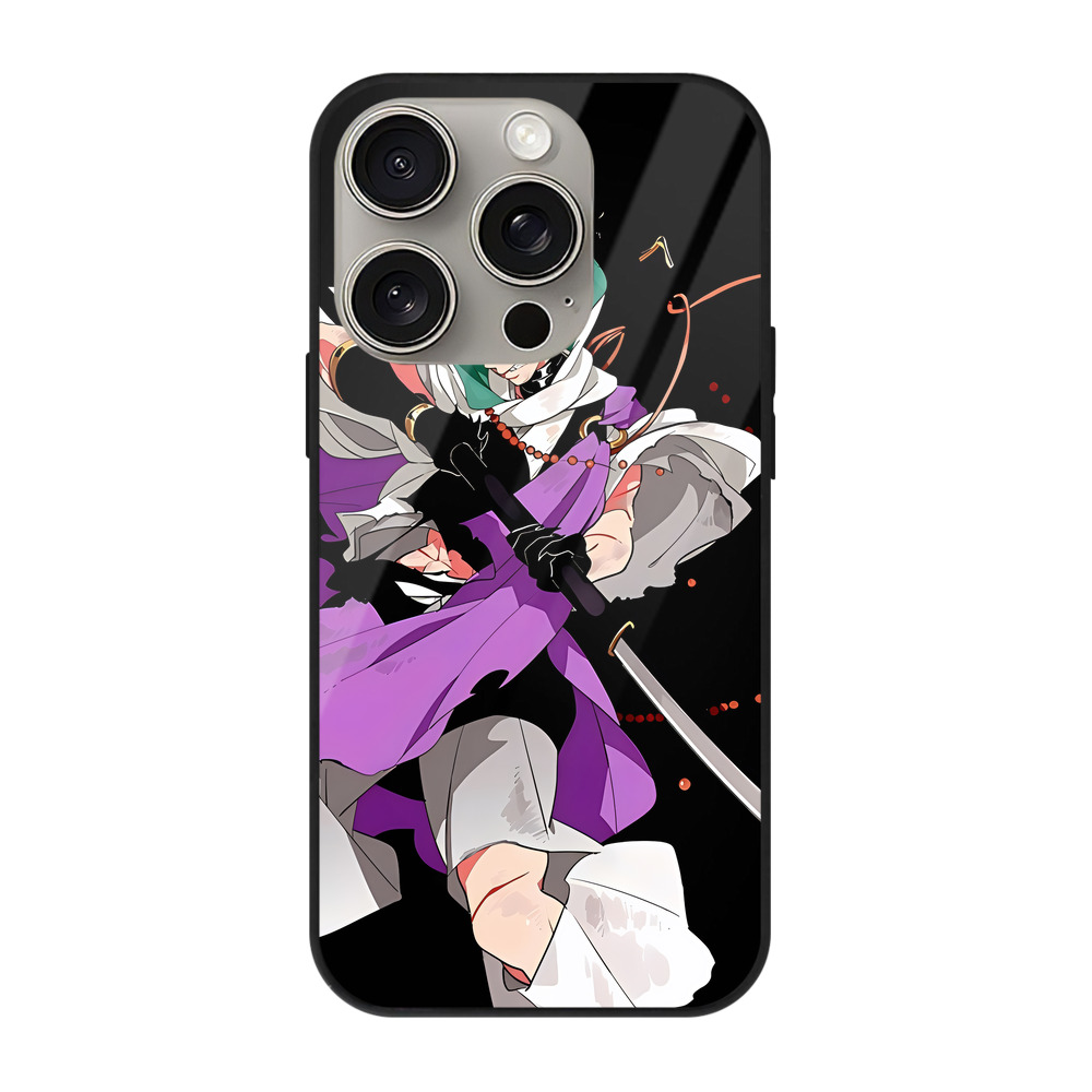 （画像用） 刀剣乱舞 Touken Ranbu 【iPhone15Pro対応】スマホケース 耐衝撃＆黄変防止 背面ガラス