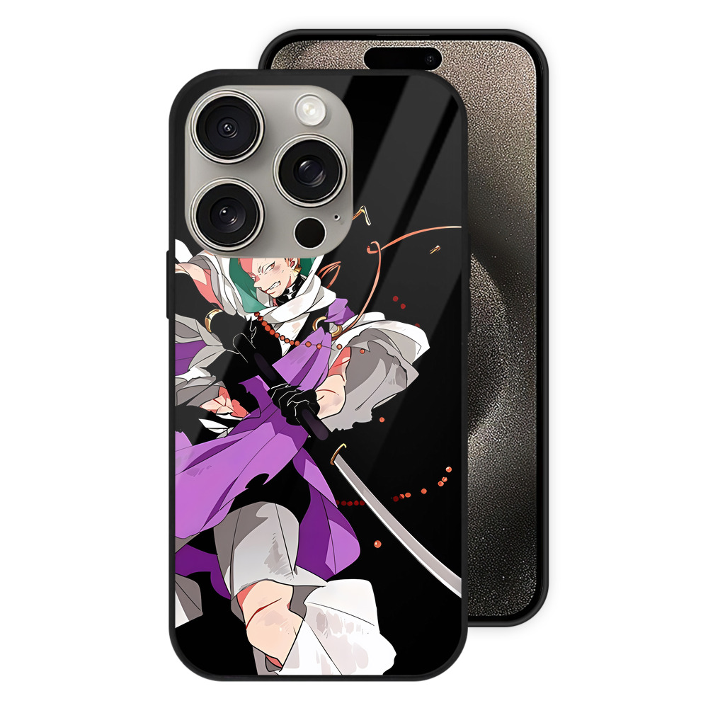 （画像用） 刀剣乱舞 Touken Ranbu 【iPhone15Pro対応】スマホケース 耐衝撃＆黄変防止 背面ガラス