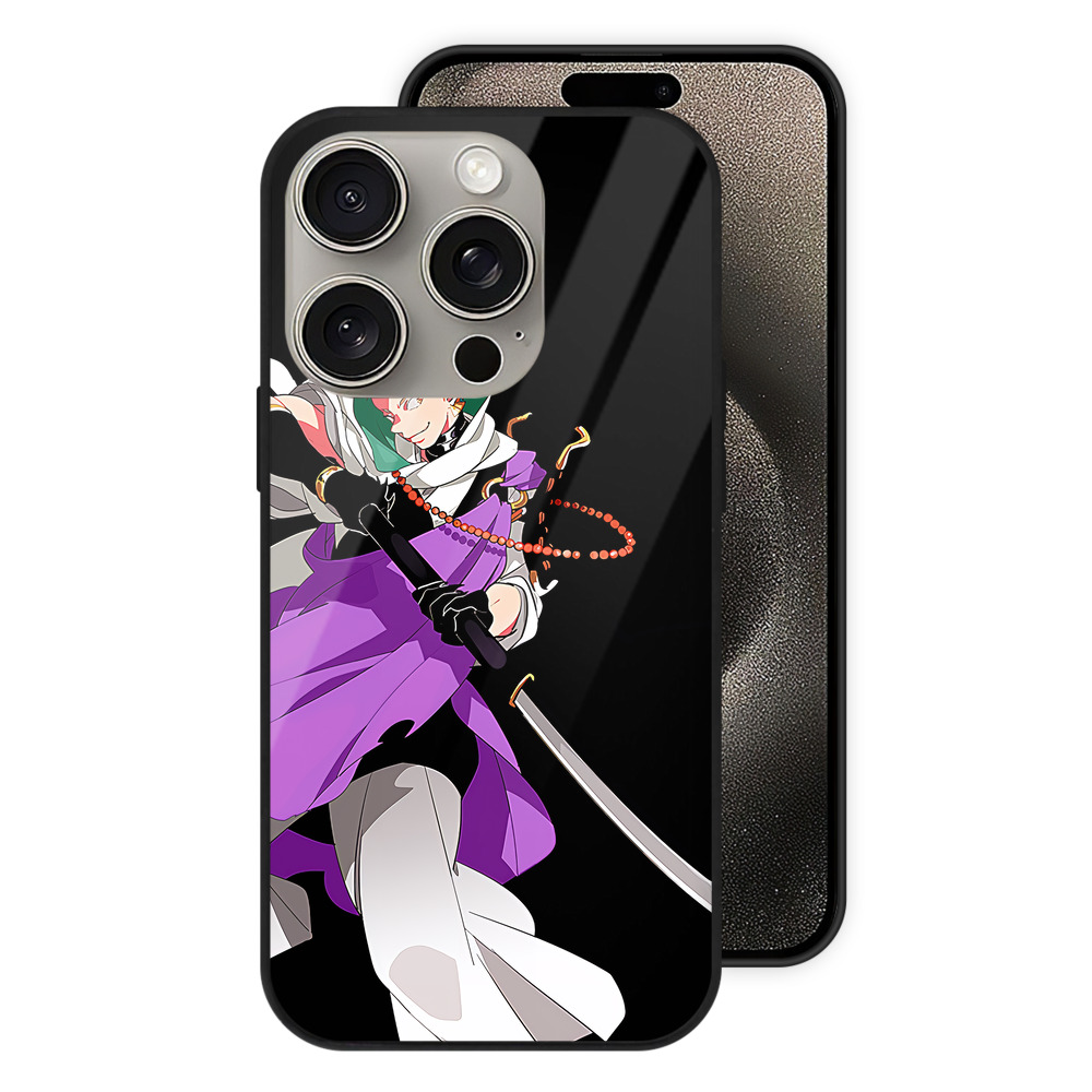 （画像用） 刀剣乱舞 Touken Ranbu 【iPhone15Pro対応】スマホケース 耐衝撃＆黄変防止 背面ガラス