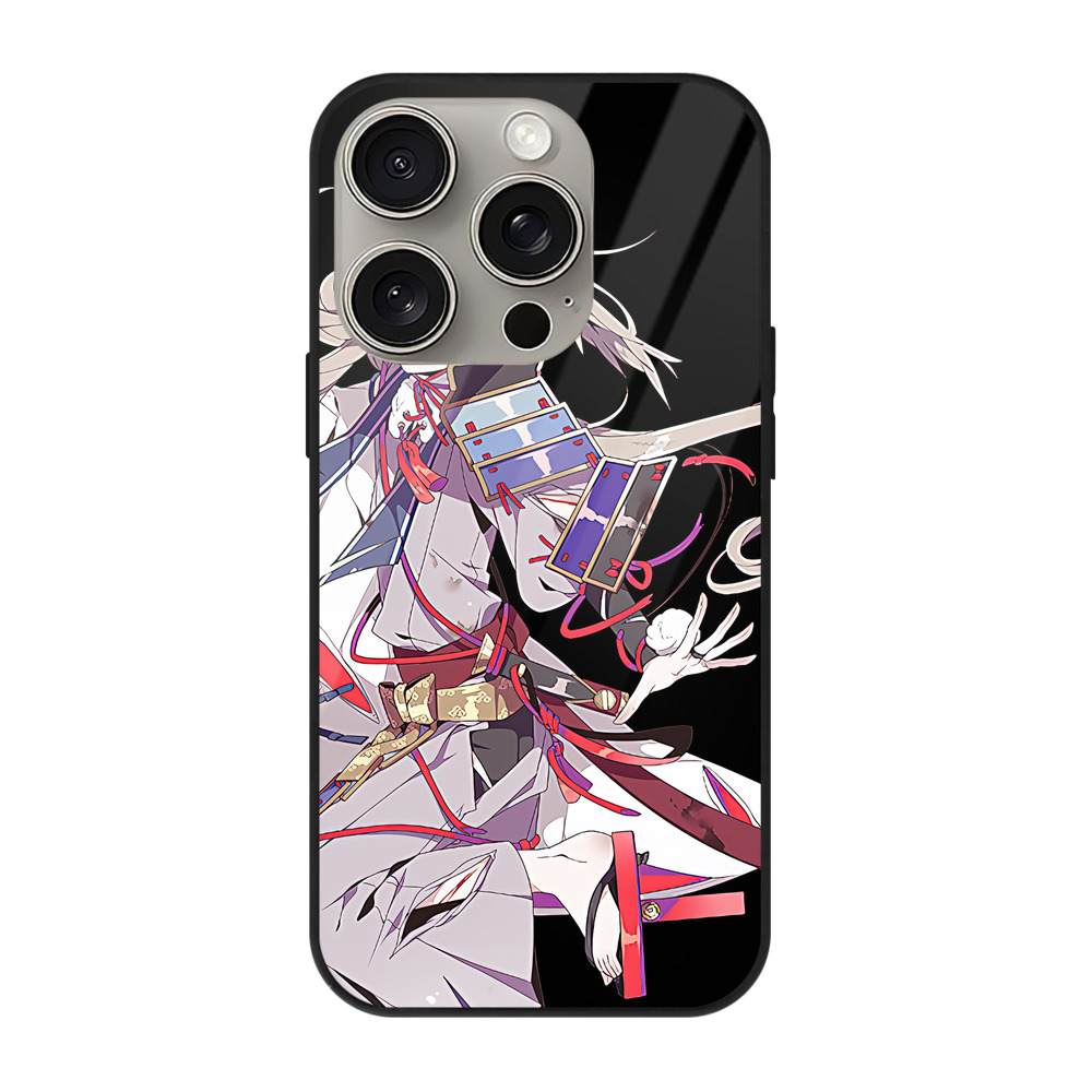 （画像用） 刀剣乱舞 Touken Ranbu 【iPhone15Pro対応】スマホケース 耐衝撃＆黄変防止 背面ガラス