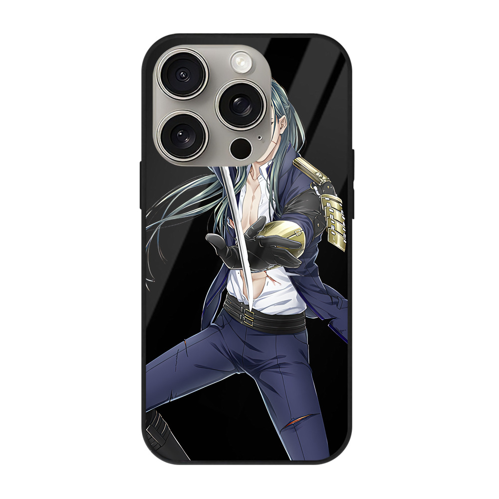 （画像用） 刀剣乱舞 Touken Ranbu 【iPhone15Pro対応】スマホケース 耐衝撃＆黄変防止 背面ガラス