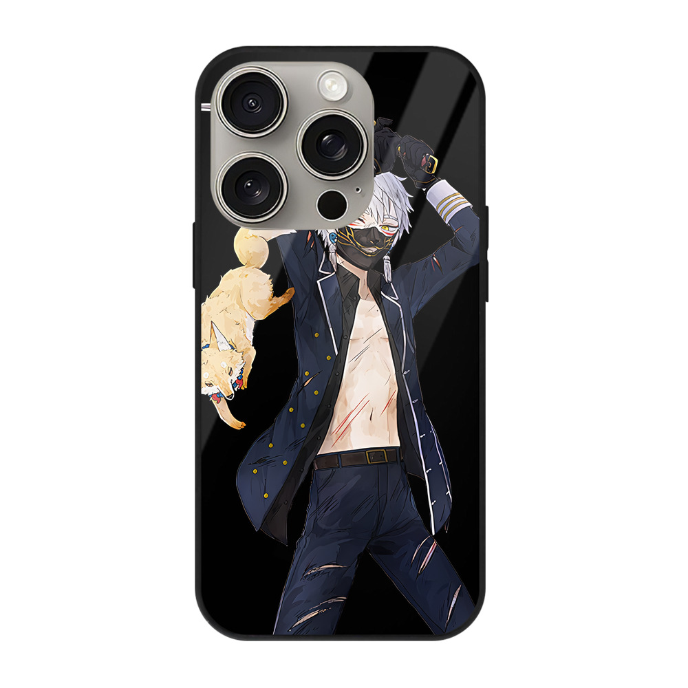 （画像用） 刀剣乱舞 Touken Ranbu 【iPhone15Pro対応】スマホケース 耐衝撃＆黄変防止 背面ガラス