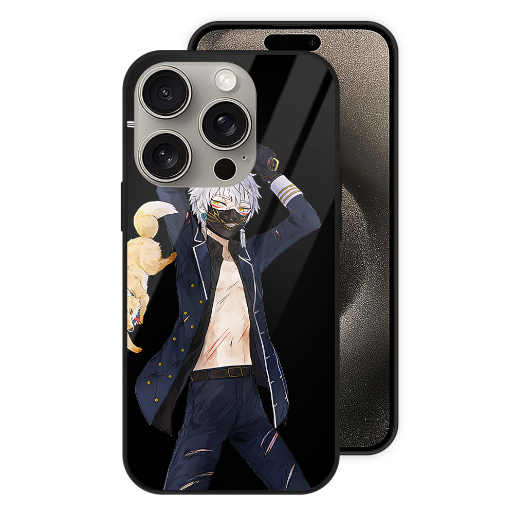 （画像用） 刀剣乱舞 Touken Ranbu 【iPhone15Pro対応】スマホケース 耐衝撃＆黄変防止 背面ガラス