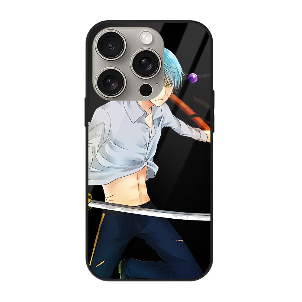 （画像用） 刀剣乱舞 Touken Ranbu 【iPhone15Pro対応】スマホケース 耐衝撃＆黄変防止 背面ガラス