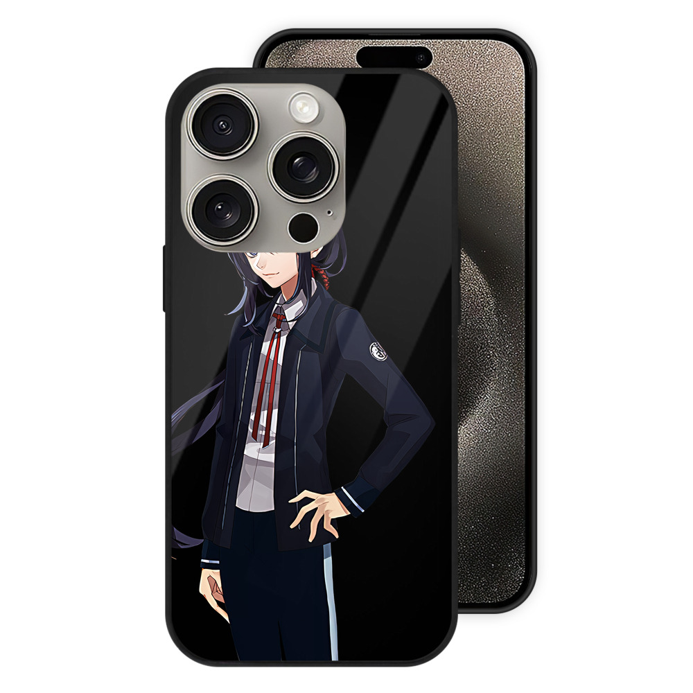 （画像用） 刀剣乱舞 Touken Ranbu 【iPhone15Pro対応】スマホケース 耐衝撃＆黄変防止 背面ガラス