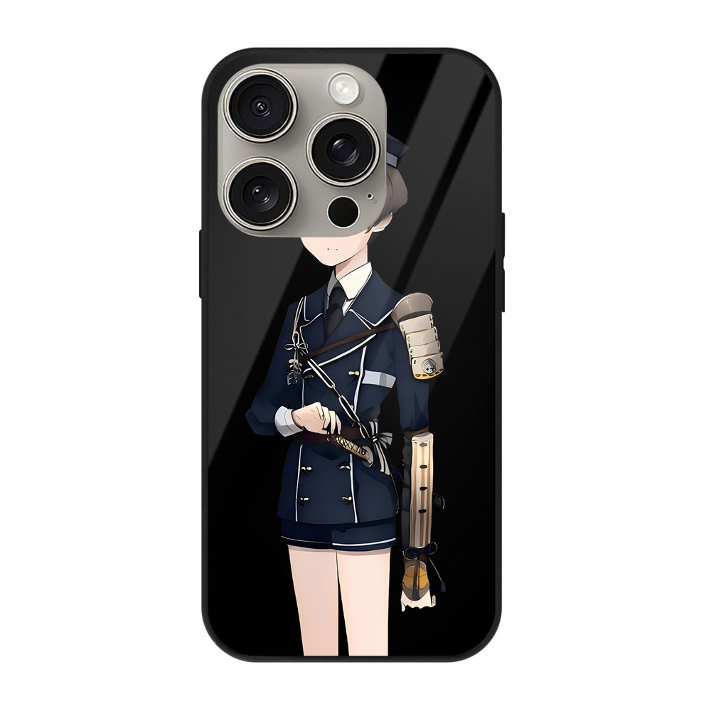 （画像用） 刀剣乱舞 Touken Ranbu 【iPhone15Pro対応】スマホケース 耐衝撃＆黄変防止 背面ガラス