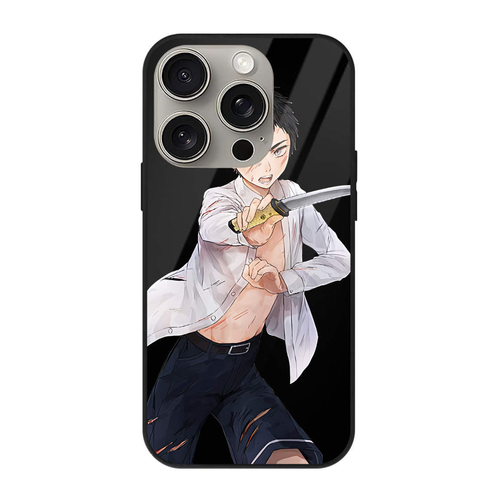 （画像用） 刀剣乱舞 Touken Ranbu 【iPhone15Pro対応】スマホケース 耐衝撃＆黄変防止 背面ガラス