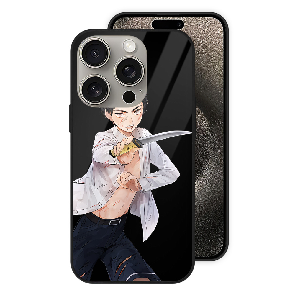 （画像用） 刀剣乱舞 Touken Ranbu 【iPhone15Pro対応】スマホケース 耐衝撃＆黄変防止 背面ガラス